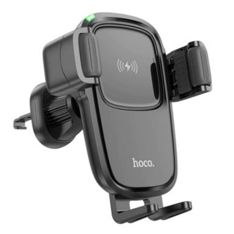 HOCO HW1 15W Air Vent Wireless Charging Phone Holder with Hook
